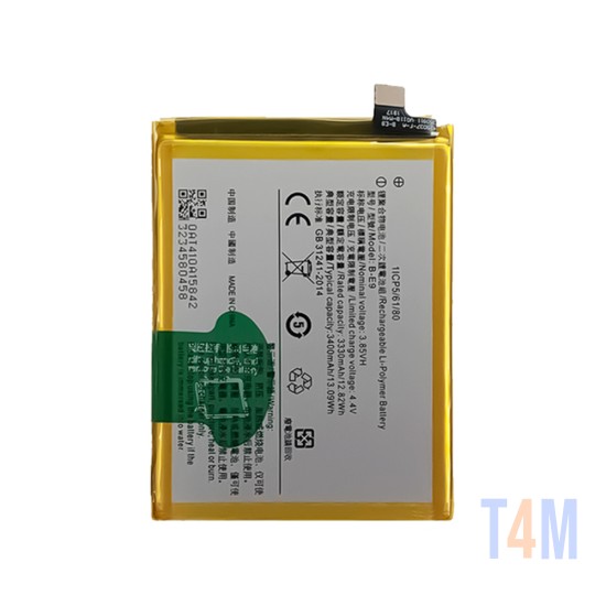 Battery Vivo X23/V1809a/V1809t B-E9/BE9 3400mAh